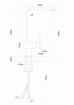 картинка Смеситель Florentina СИЛЬВЕР 
