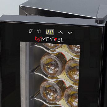 картинка Отдельностоящий винный шкаф Meyvel MV08-TB1  картинка Отдельностоящий винный шкаф Meyvel MV08-TB1