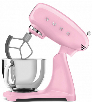 картинка Миксер планетарный Smeg SMF05PKEU розовый 