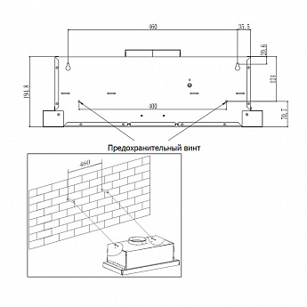 картинка Кухонная вытяжка Evelux Bond 60 BG 
