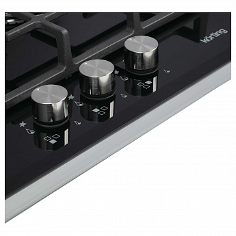 картинка Газовая варочная панель Korting HGG 4825 CTN черный 