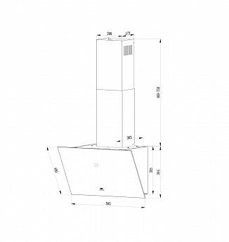 картинка Кухонная вытяжка Millen MKH 601 WH 