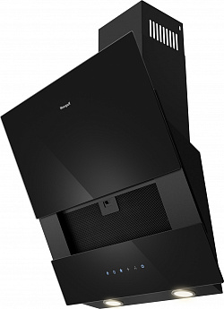 картинка Кухонная вытяжка наклонная Weissgauff Yota 606 TOUCH BLACK GLASS 