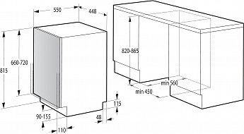 картинка Посудомоечная машина Gorenje GV520D17S 