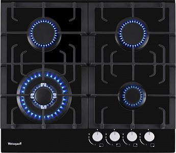 картинка Газовая варочная панель Weissgauff HGG 641 BV 