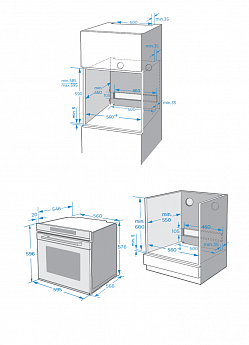 картинка Электрический духовой шкаф Weissgauff EOM 791 SDBSX 