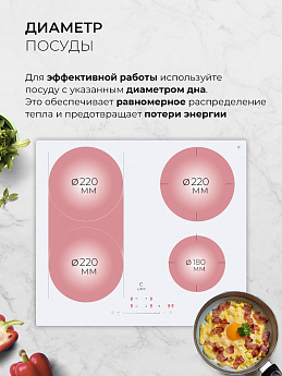 картинка Варочная панель Lex EVI 641A WH 