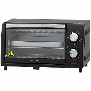 картинка Мини-печь Krona OFEN 10 BL черный  картинка Мини-печь Krona OFEN 10 BL черный