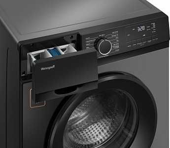 картинка Стиральная машина с паром Weissgauff WM 45106 Steam Grey 