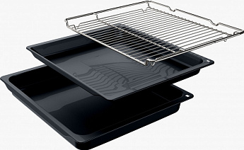 картинка Электрический духовой шкаф Bosch HJA737BA0 черный  