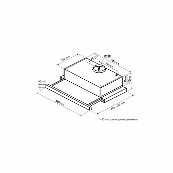 картинка Кухонная вытяжка Korting KHP 6617 GN 