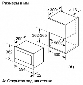 картинка Микроволновая печь встраиваемая Neff C17WR01G0  
