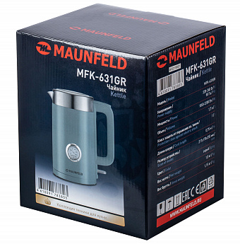 картинка Чайник Maunfeld MFK-631GR  картинка Чайник Maunfeld MFK-631GR