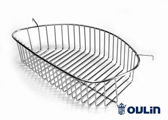 картинка Oulin корзина для посуды(фруктов) Ol-117L хром  картинка Oulin корзина для посуды(фруктов) Ol-117L хром