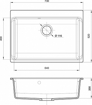 картинка Мойка для кухни Rivelato AXEL Х-70 