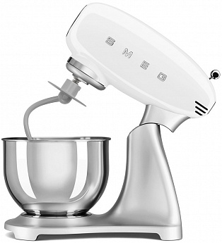 картинка Миксер планетарный Smeg SMF04WHEU белый 