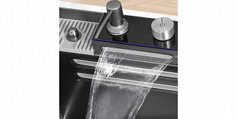 картинка Кухонная мойка Premial FLAGMAN GRAPHIT PRODIGY 7545 комплект 