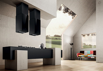 картинка Кухонная вытяжка Elica HAIKU ISLAND BL/A/32 