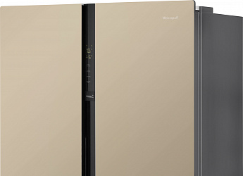 картинка Отдельностоящий холодильник Weissgauff WSBS 600 BeG NoFrost Inverter 