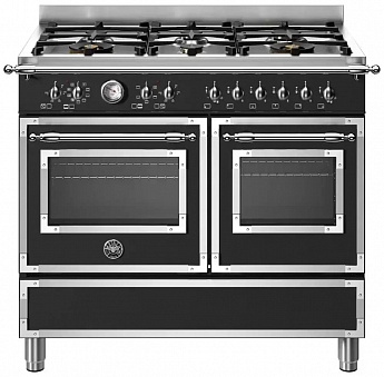 картинка Комбинированная кухонная плита Bertazzoni HER106L2ENET чёрная 