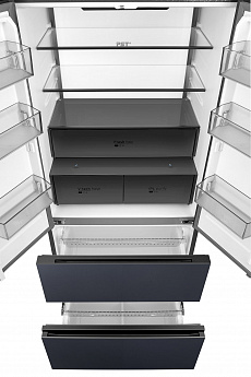 картинка Полувстраиваемый холодильник Midea MDRF705BIE70  картинка Полувстраиваемый холодильник Midea MDRF705BIE70