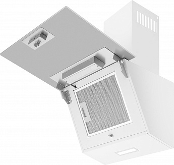 картинка Кухонная вытяжка Weissgauff Yota 500 Touch White Glass 
