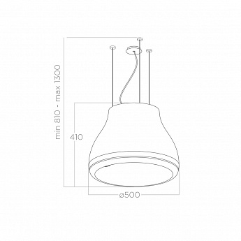 картинка Кухонная вытяжка Elica SHINING PELTROX/F/50 