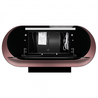 картинка Кухонная вытяжка настенная-тубус Maunfeld GUNA 60 розовое золото 