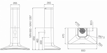 картинка Кухонная вытяжка Elica SWEET PEACH FUZZ/A/85 + CAM 