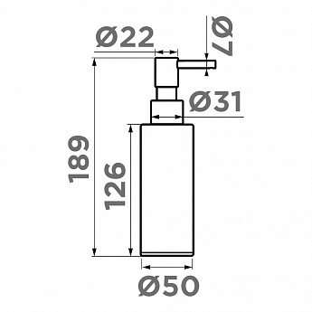 картинка Дозатор для мыла Omoikiri OM-06 