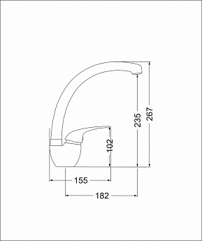 картинка Смеситель Emar Quartz ЕС - 3013  картинка Смеситель Emar Quartz ЕС - 3013