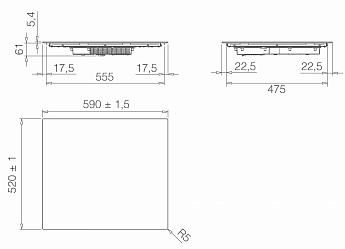 картинка Индукционная варочная панель Elica PRIMIS 604 BL 
