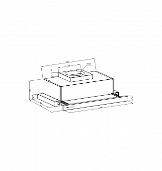 картинка Кухонная вытяжка Millen MBKHSG 601 BL 
