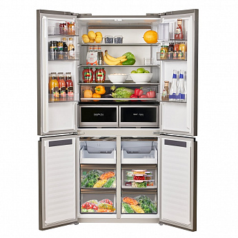 картинка Полувстраиваемый холодильник Maunfeld MFF190NFDSX 