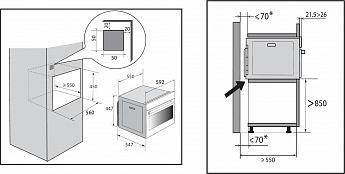 картинка Микроволновая печь De Dietrich DKE4535B Infinite Black 
