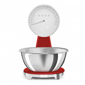 картинка Кухонные весы Smeg KSF01RDWW  картинка Кухонные весы Smeg KSF01RDWW
