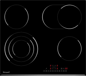 картинка Электрическая варочная панель Weissgauff HV 643 BS 
