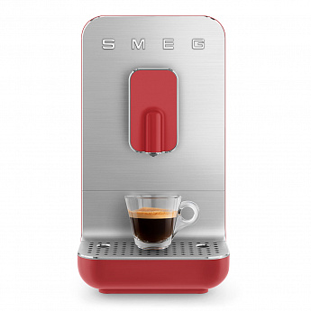 картинка Кофемашина Smeg BCC01RDMEU красный матовый  картинка Кофемашина Smeg BCC01RDMEU красный матовый