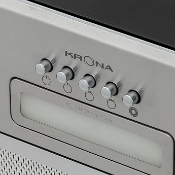 картинка Кухонная вытяжка Krona AMELI LIGHT 600 INOX PB  картинка Кухонная вытяжка Krona AMELI LIGHT 600 INOX PB