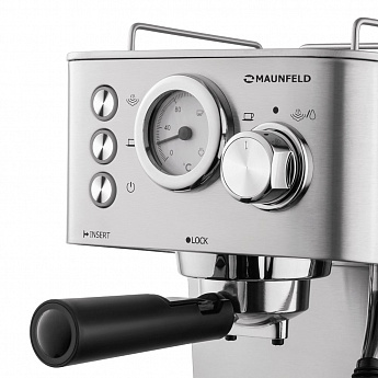 картинка Кофемашина Maunfeld MF-721S PRO нержавеющая сталь 