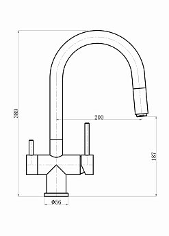 картинка Смеситель Florentina МАЭСТРО 