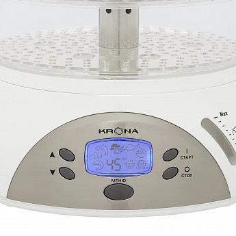 картинка Пароварка Krona Dampfgarer 900W белый 