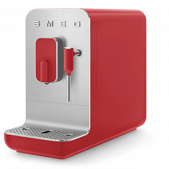 картинка Кофемашина Smeg BCC02RDMEU красный матовый  картинка Кофемашина Smeg BCC02RDMEU красный матовый