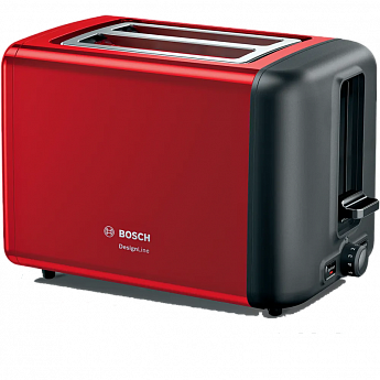 картинка Тостер Bosch TAT3P424 красный  картинка Тостер Bosch TAT3P424 красный