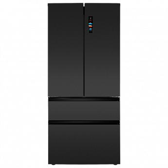 картинка Полувстраиваемый холодильник Maunfeld MFF190NFDSB01 черный 