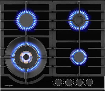 картинка Газовая варочная панель Weissgauff HGG 6441 BG Brass 