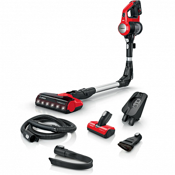 картинка Пылесос вертикальный Bosch BBS711ANM красный 