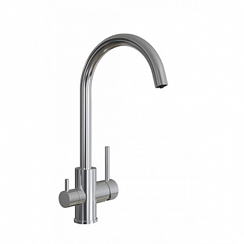 картинка Смеситель Florentina КЛИО SS высокий излив хром 