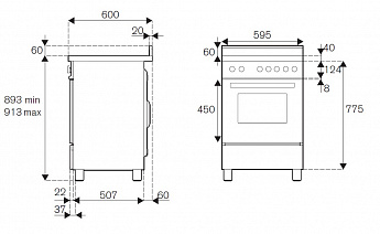 картинка Комбинированная кухонная плита Bertazzoni PRO64I1EXT 