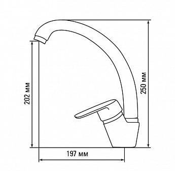 картинка Смеситель Gerdamix SKS2 (DG) 